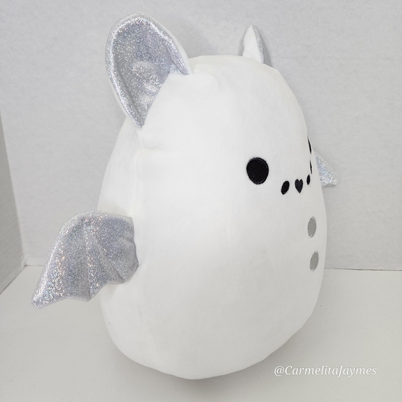 🖤 EMILY ❄️🦇 12" White Snow Bat Select Series Original Squishmallow ☆ NWT ☆ - Picture 6 of 9